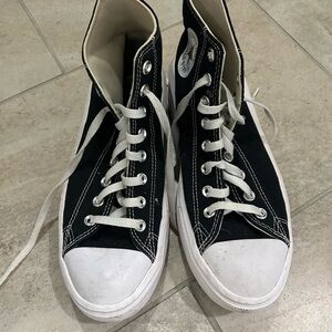 Converse High Top Sneakers in Black and White